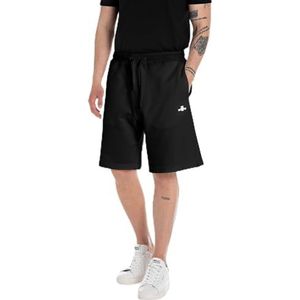 Replay Pantalon de jogging court en coton pour homme, Noir (098), XXL
