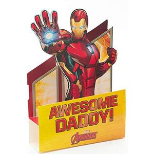 3D vaderdagkaart - vaderdagkaart - perfecte vaderdagkaart van zoon - vaderdagkaart - Iron Man