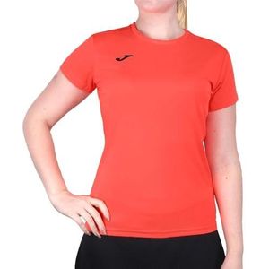 Joma Combi T-shirt met korte mouwen voor dames, roze (Coral Fluor-040), maat M