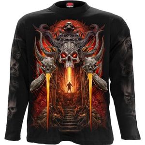 Spiral - Gates of Hell - T-shirt met lange mouwen zwart, zwart.