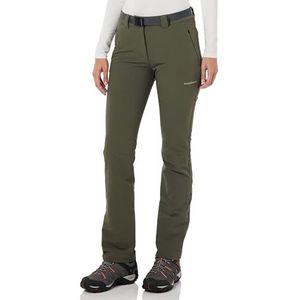 TRANGO Pantalon long Glamos pour femme, kaki, L