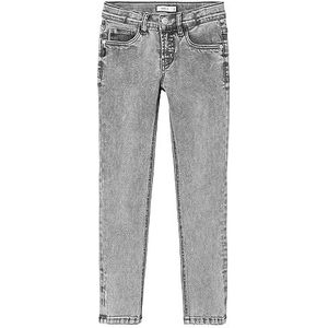 NAME IT Slim Jeans voor jongens, lichtgrijs denim, 152, Lichtgrijs denim