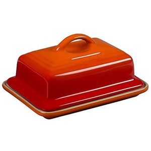 Le Creuset Keramische botervloot, 900 g, 17 x 12,5 x 9 cm, vulkanisch