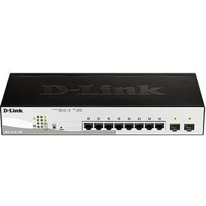 D-Link DGS-1210-10 Switch Smart+ 8 Gigabit poorten + 2 SFPF poorten – ideaal voor bedrijfsbeheer en beheerde netwerken