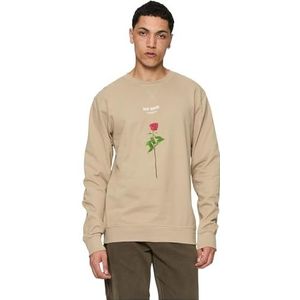 Mister Tee - Lost Youth Rose Crewneck sweater trui - Geel