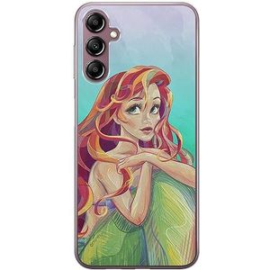 ERT GROUP Telefoonhoesje voor Samsung A14 4G/5G origineel en officieel gelicentieerd Disney-motief Ariel 004, perfect aangepast aan de vorm van de mobiele telefoon, TPU-hoes
