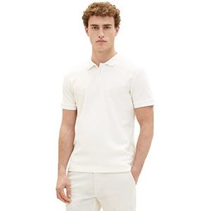 TOM TAILOR 1036349 Poloshirt voor heren, 10332 - Off White