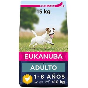 Eukanuba Volwassen hond droogvoer voor klein ras kip 15kg