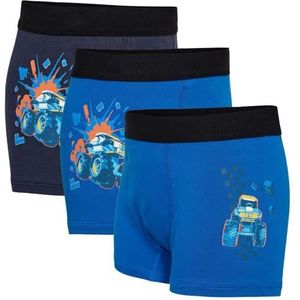 LEGO Lwaris 609-3-er boxershorts voor jongens, Marine (Dark Navy)