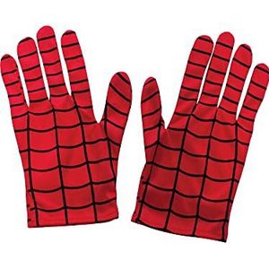 Rubie's Officiële Marvel Spider Man handschoenen, één maat, rood