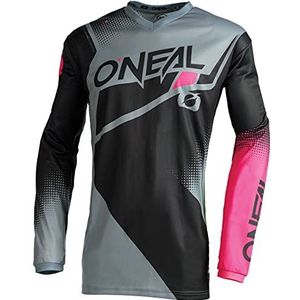 O'NEAL O'Neal Element MX Jersey voor dames, zwart/grijs/roze