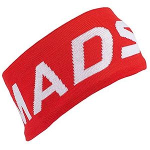 Madshus Unisex - M hoofdband voor volwassenen, rood, 1SIZ
