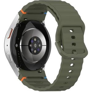 xhKJO Vervangende siliconen horlogeband voor Galaxy Watch 7 (40 mm/44 mm) en Galaxy Watch FE 40 mm/44 mm, Siliconen