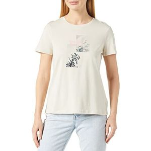 TOM TAILOR 29517 Dames T-Shirt Sand Stone Beige, S, 29517 Sand Stone beige