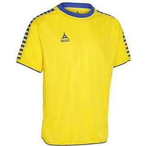 Select Player Shirt S/S Argentina Shirt Unisex, geel/blauw.