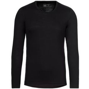 Trigema Dames Merino Sport T-Shirt, zwart.