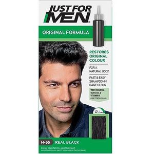 Just For Men La Formule De Couleur Pour Cheveux En Noir Qui Restaure La Couleur Naturelle De Cheveux H55