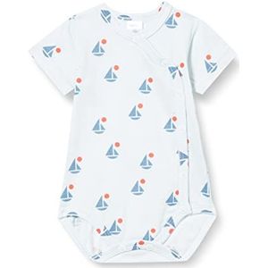 Pinokio Pinokio Bodysuit met korte mouwen, babyondergoed voor jongens (1 stuk), Blue Voilboats Sailor