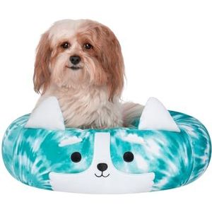 Squishmallows Origineel Halver The Corgi pluche bed, 50,8 cm, superzacht klein pluche bed