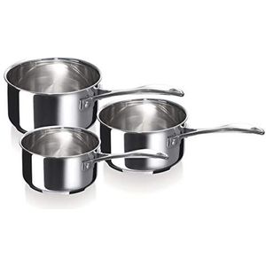 Beka line 12066974 Chef serie 3 pannen roestvrij staal 16/20 cm