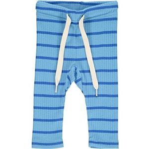 Fred'S World By Green Cotton Alfa Stripe Pants Baby Jogger Baby Jongens, Bunny Blue
