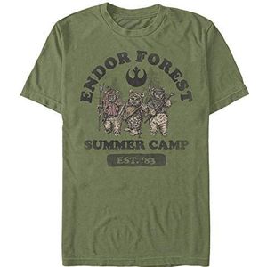 Star Wars Endor Summer Camp T-shirt voor heren, Militair Groen