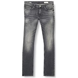 s.Oliver Lange jeansbroek, smal toelopende pijpen, voor heren, grijs/zwart, 30 W/32 l, Grijs/Zwart
