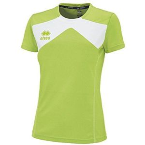 Errea Seth Shirt Dames Unisex Volwassen T-Shirt, neongroen/wit