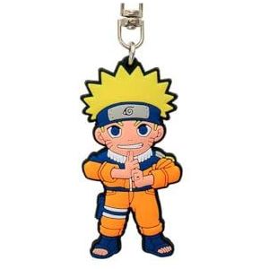 ABYstyle - NARUTO sleutelhanger Naruto PVC, meerkleurig, 6 x 3 cm, Meerkleurig