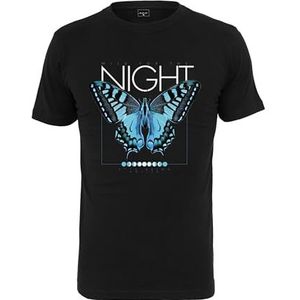 Mister Tee 3 Butterflies Tee Black XS, zwart, XS, SCHWARZ