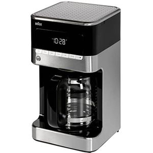 Braun KF 7120 BK Puur Aroma 7 - Filterkoffiezetapparaat - Grijs - Zwart