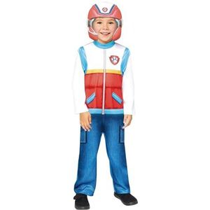 Amscan - Kinderkostuum Ryder uit Paw Patrol, overall, masker, serie, helper op vier poten, leiders, honden, themafeest, carnaval