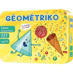 Asmodee | Aritma | Geometriko | NL | Bordspellen | Kaartspellen | Educatieve spellen | Kinderspellen | vanaf 7 jaar | 2-8 spelers | Franse versie