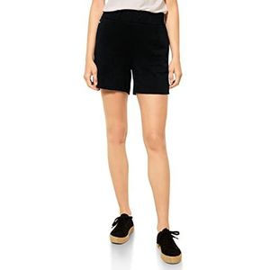 Street One Damesshorts, viscose, zwart, 34 W, zwart.