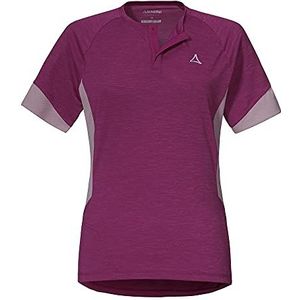 Schöffel Auvergne T-shirt voor dames, Donker roze
