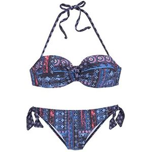 s.Oliver Red Label Beachwear LM Medley Ensemble bikini pour femme, Imprimé marine., 42C