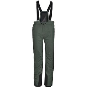 killtec KSW 50 WMN SKI PNTS 41986-000 Pantalon de ski pour femme avec bretelles amovibles, protection des bords et jupe pare-neige Vert Taille 36