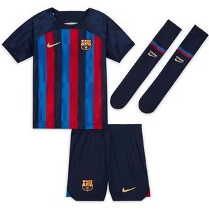Nike Fcb Lk Nk Df Kit Hm FC Barcelona Equipment Mixed, Obsidiaan/Sesam
