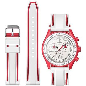 Stanchev Omega x Swatch MoonSwatch Rolex Seiko horlogeband 20 mm zachte siliconen horlogeband unisex horlogeband Quick Installation System