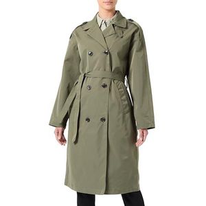 Jack & Jones Jxsophi Trenchcoat Otw Noos Trenchcoat voor dames, Groen