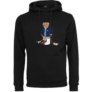 Mister Tee Skateboard Bear Hoody heren sweatshirt met capuchon, zwart, XXL, zwart.