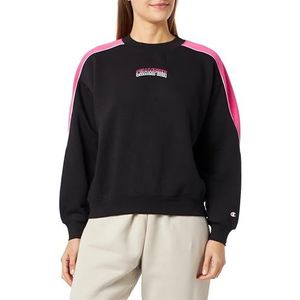 Champion Legacy Color Punch W-Light Powerblend Boxy Crewneck Sweat femme, Noir, XS