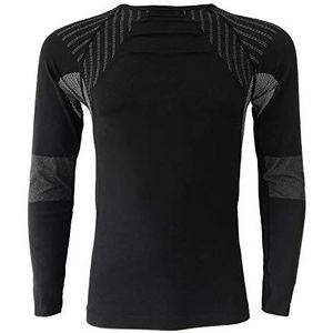 Hydrowear 403015-M/L WILSON Thermoline thermo-T-shirt, maat M/L, zwart/grijs, Zwart/Grijs
