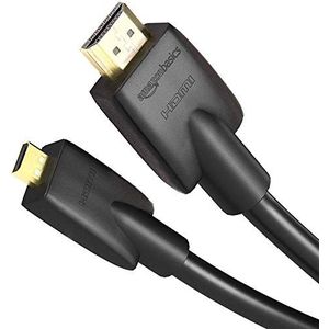 Amazon Basics 1,83 m High Speed Micro HDMI naar HDMI 2.0 kabel