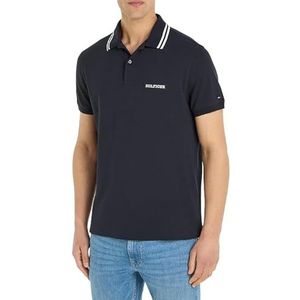 Tommy Hilfiger Badge Monotype Polo Regular Poloshirts S/S Heren, Wit