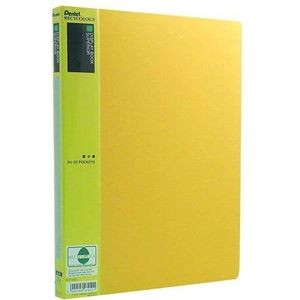 Pentel Recycology DCF142 Display Book Superior, aktetas, A4, geel