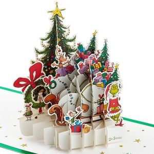 Hallmark Paper Wonder 25575519 kerstkaart Dr. Seuss's The Grinch Stole, meerkleurig