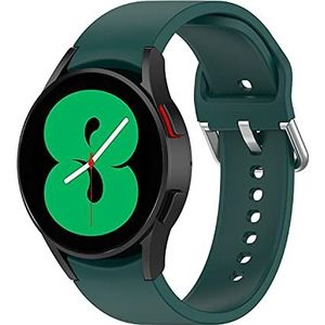 Wownadu Polsbandjes voor Samsung Galaxy Watch 6/5/4 (40 mm 44 mm), Galaxy Watch 3 41 mm, siliconen, voor dames en heren, voor Galaxy Watch 4 Classic (42 mm 46 mm) sportbandjes, 20 mm