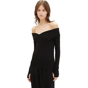 TOM TAILOR Denim 1039515 damessweater, 14482 - Deep Black.