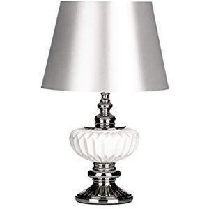 Premier Housewares Luana tafellamp, 55 x 35 x 35 cm, wit